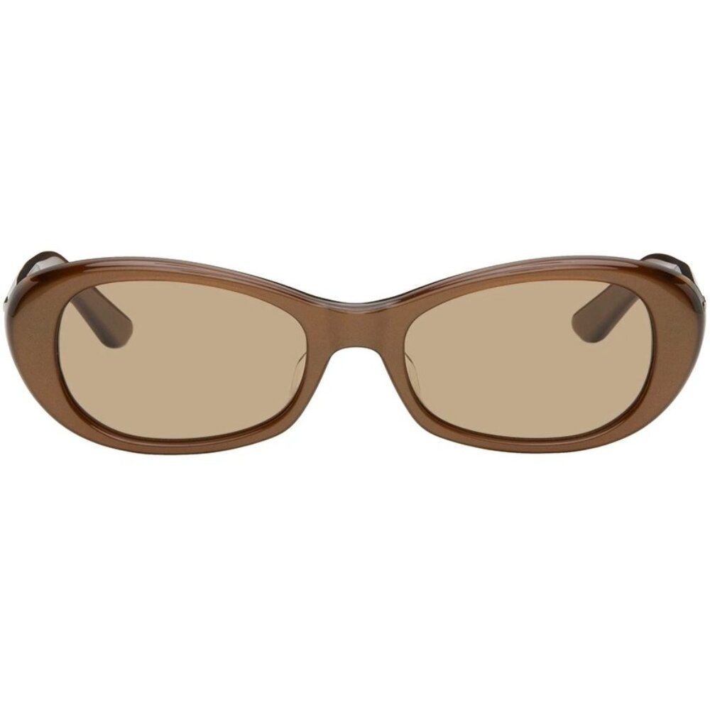 Bonnie Clyde Magic Sunglasses in Holographic Brown